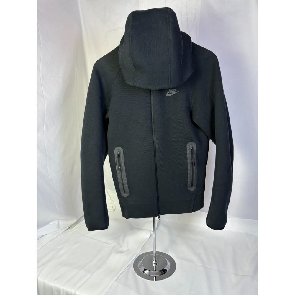 Nike Tech Fleece Windrunner full zip hoodie Black - Picture 4 of 11